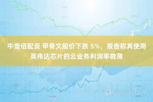 牛壹佰配资 甲骨文股价下跌 5%，报告称其使用英伟达芯片的云业务利润率微薄